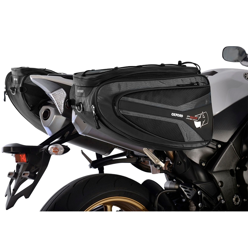 Sakwy boczne na motocykl Oxford P50R czarne wyprzedaż
