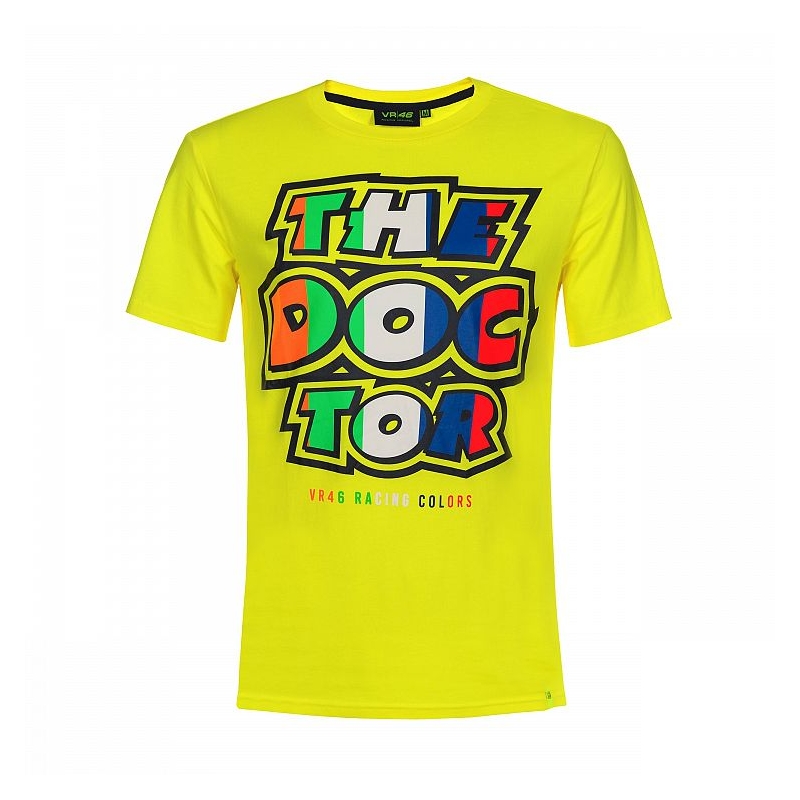 Koszulka VR46 Valentino Rossi THE DOCTOR żółta