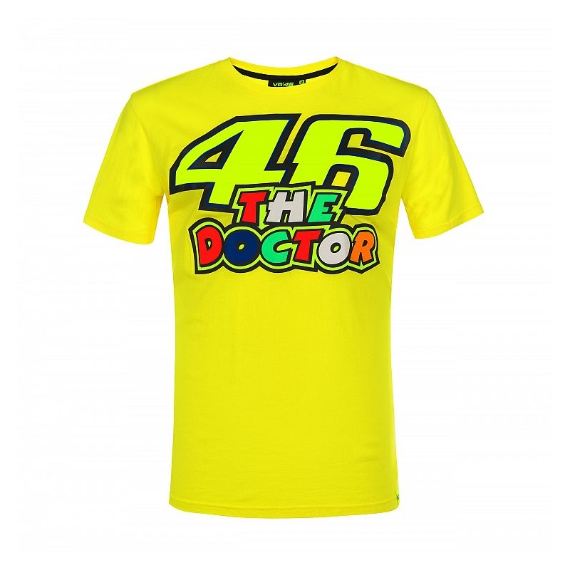 Koszulka VR46 Valentino Rossi THE DOCTOR 46 żółta