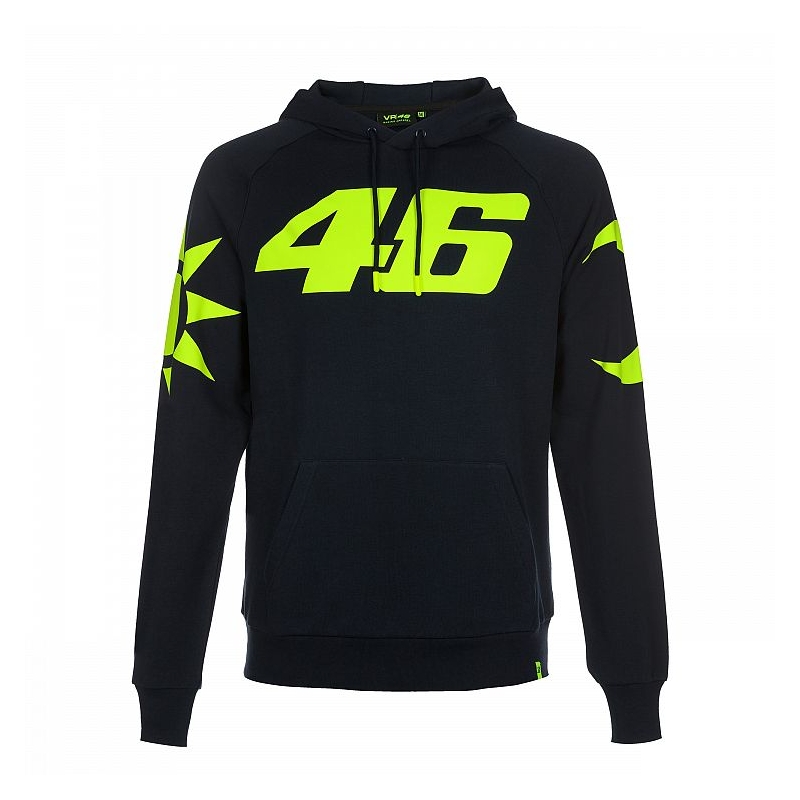 Bluza VR46 Valentino Rossi REPLICA Fleece ciemno niebieska