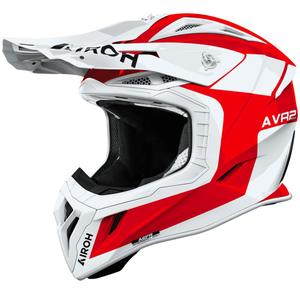 Kask motocrossowy Airoh Aviator ACE 2 Iron połyskujący czerwony