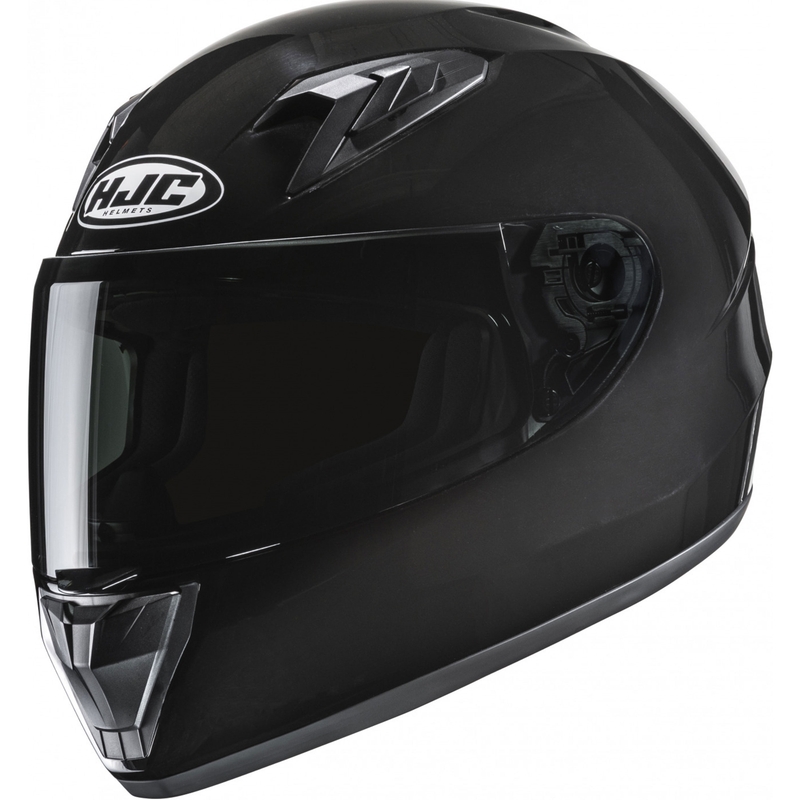 Kask motocyklowy integralny dziecięcy HJC Y10 Solid metaliczny czarny