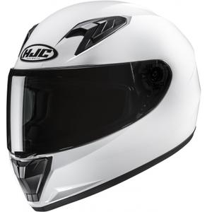 Kask motocyklowy integralny dziecięcy HJC Y10 Solid perłowo-biały