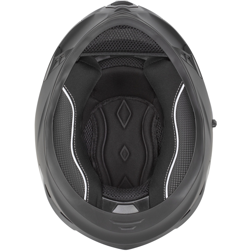 Kask motocyklowy integralny Cassida Orbit Track w kolorze biało-fluo-żółto-turkusowo-czarnym