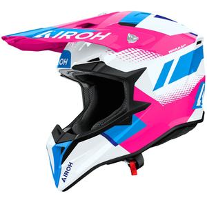 Kask motocrossowy Airoh Wraaap Vision Glossy Pink