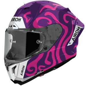 Kask motocyklowy integralny Airoh GP800 Swain, błyszczący fioletowy