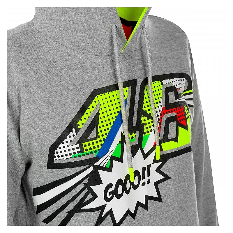 Damska bluza VR46 Valentino Rossi POP ART Fleece szara