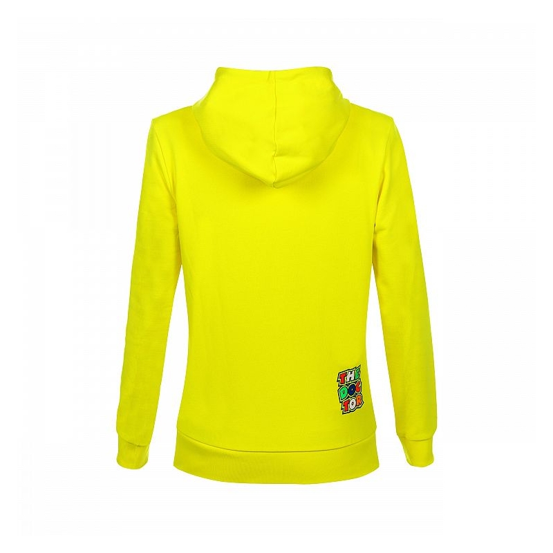 Damska bluza VR46 Valentino Rossi STRIPES Fleece żółta