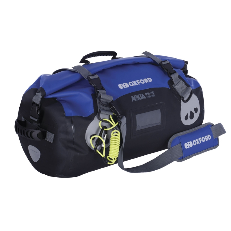 Torba wodoodporna Oxford Aqua RB-30 Roll Bag czarno-niebieska