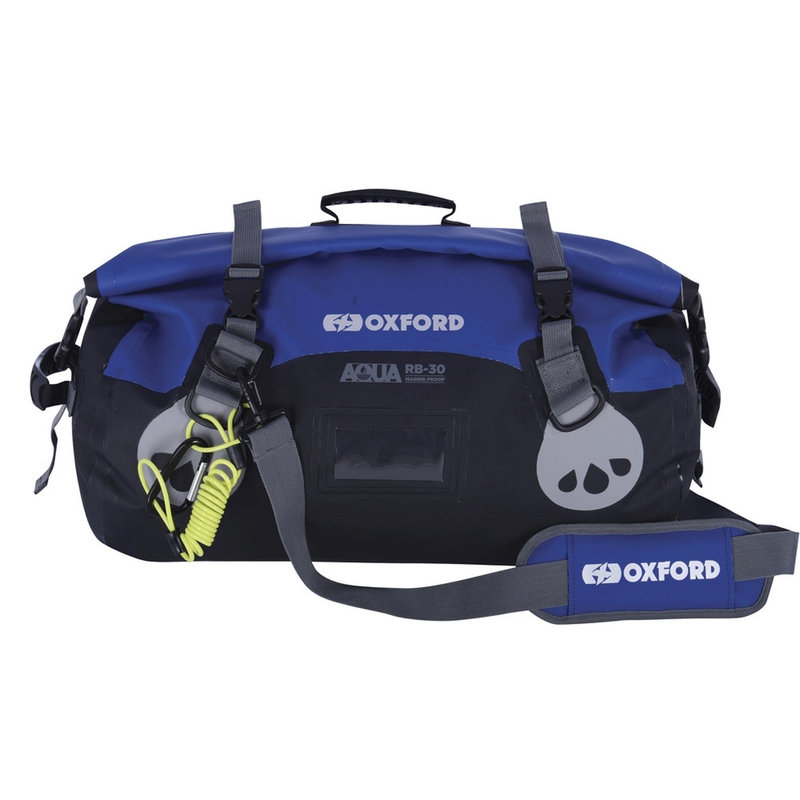 Torba wodoodporna Oxford Aqua RB-30 Roll Bag czarno-niebieska