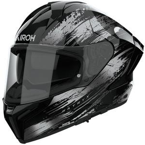Kask motocyklowy integralny Airoh MATRYX Reflex w kolorze szarym błyszczącym