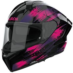 Kask motocyklowy integralny Airoh MATRYX Reflex, błyszczący fioletowy