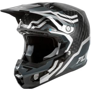 Kask motocrossowy FLY Racing Formula S Carbon Byte karbonowo-szaro-srebrny