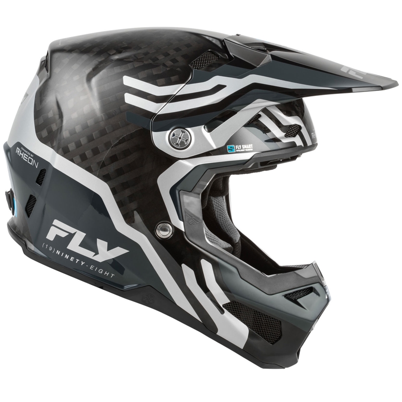 Kask motocrossowy FLY Racing Formula S Carbon Byte karbonowo-szaro-srebrny