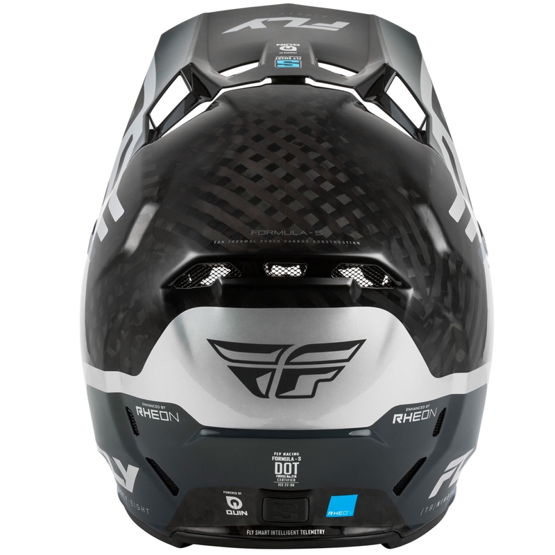 Kask motocrossowy FLY Racing Formula S Carbon Byte karbonowo-szaro-srebrny