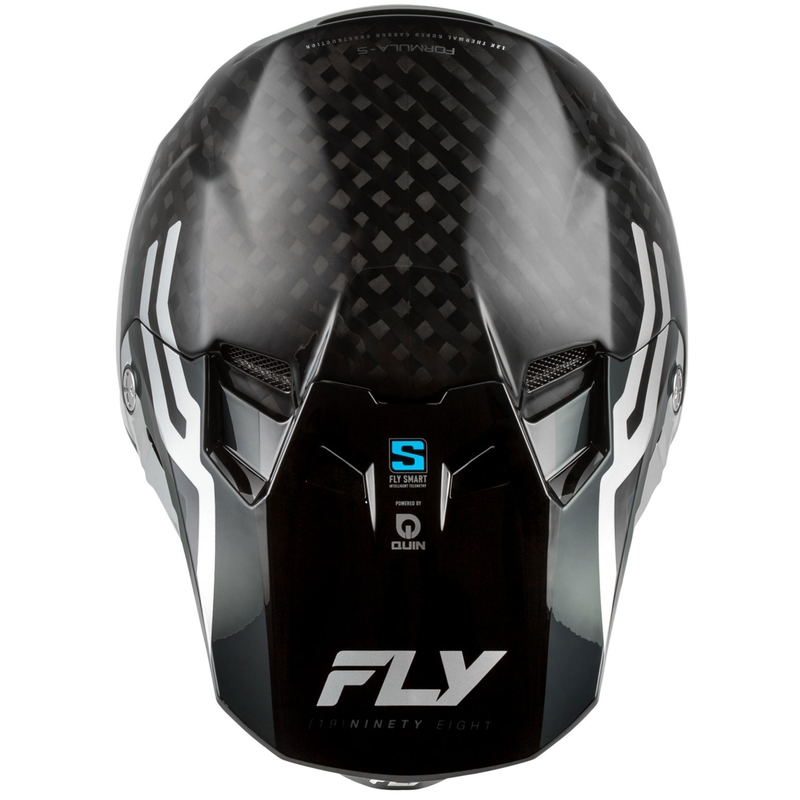 Kask motocrossowy FLY Racing Formula S Carbon Byte karbonowo-szaro-srebrny