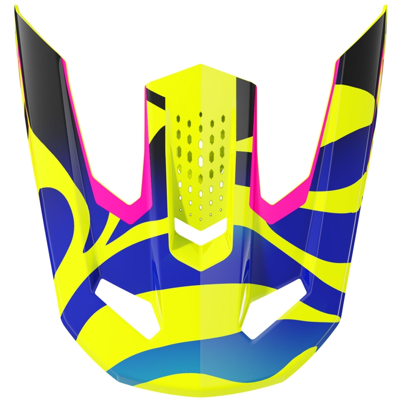 Wizjer do kasków dziecięcych Shot Speed Ghost, błyszczący fluo żółty
