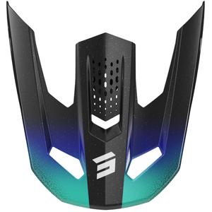 Wizjer do kasków dziecięcych Shot Speed Olymp perłowo-niebieski