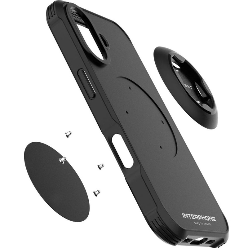 Interphone QUIKLOX Tetraforce etui na telefon Apple iPhone 17 czarne