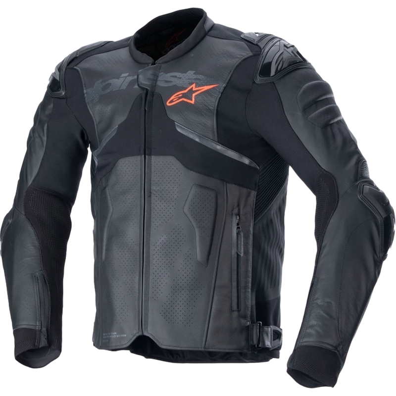 Skórzana kurtka motocyklowa Alpinestars Atem 5 w kolorze czarnym