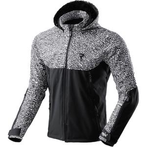 Kurtka motocyklowa typu softshell Rebelhorn Slash Noriaki w kolorze czarno-białym