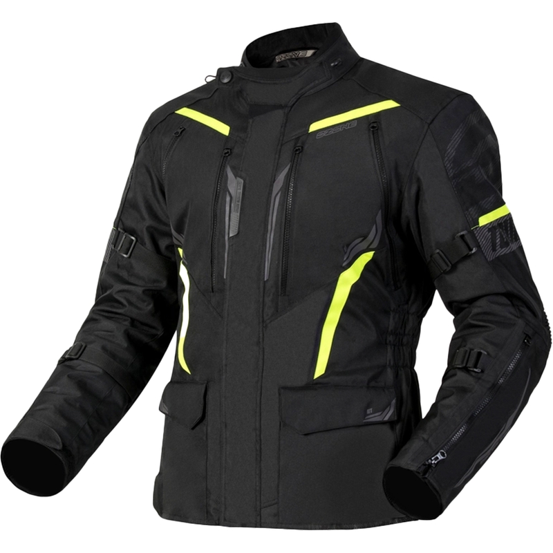 Kurtka motocyklowa Ozone Tour III black-anthracite-fluo yellow