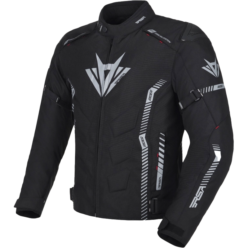 Kurtka motocyklowa RSA Rider czarno-szaro-czerwona