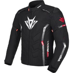 Kurtka motocyklowa RSA Rider czarno-biało-czerwona