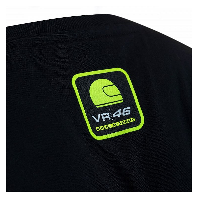 Koszulka VR46 Valentino Rossi RIDERS ACADEMY czarna
