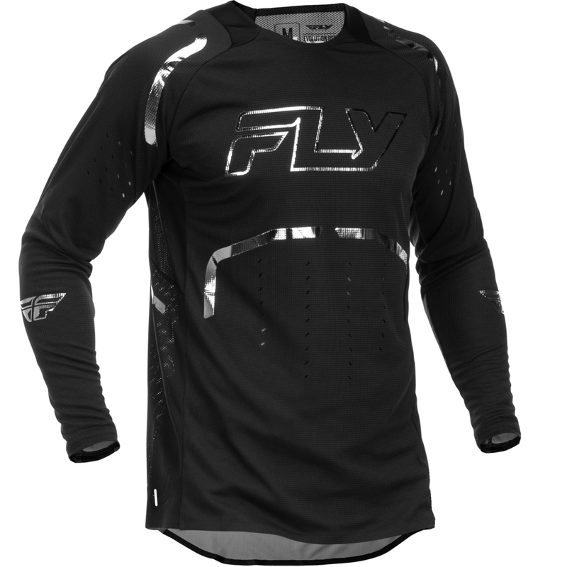 Koszulka motocrossowa FLY Racing Evolution SA czarno-srebrna