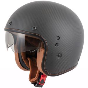 Kask otwarty Scorpion Belfast Evo Carbon, czarny mat
