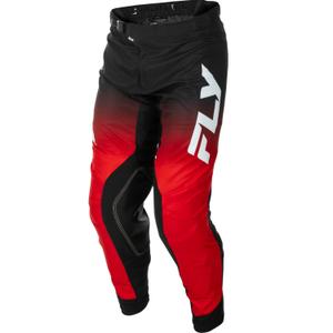 Spodnie motocrossowe FLY Racing Evolution czerwono-czarno-białe