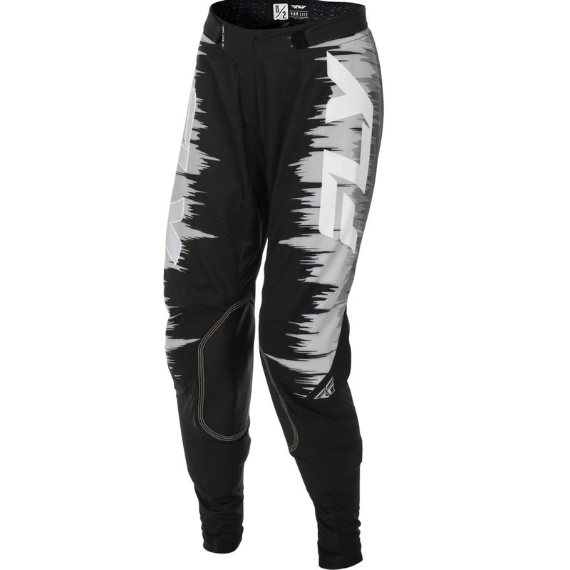Spodnie motocrossowe damskie FLY Racing Lite czarno-szaro-białe