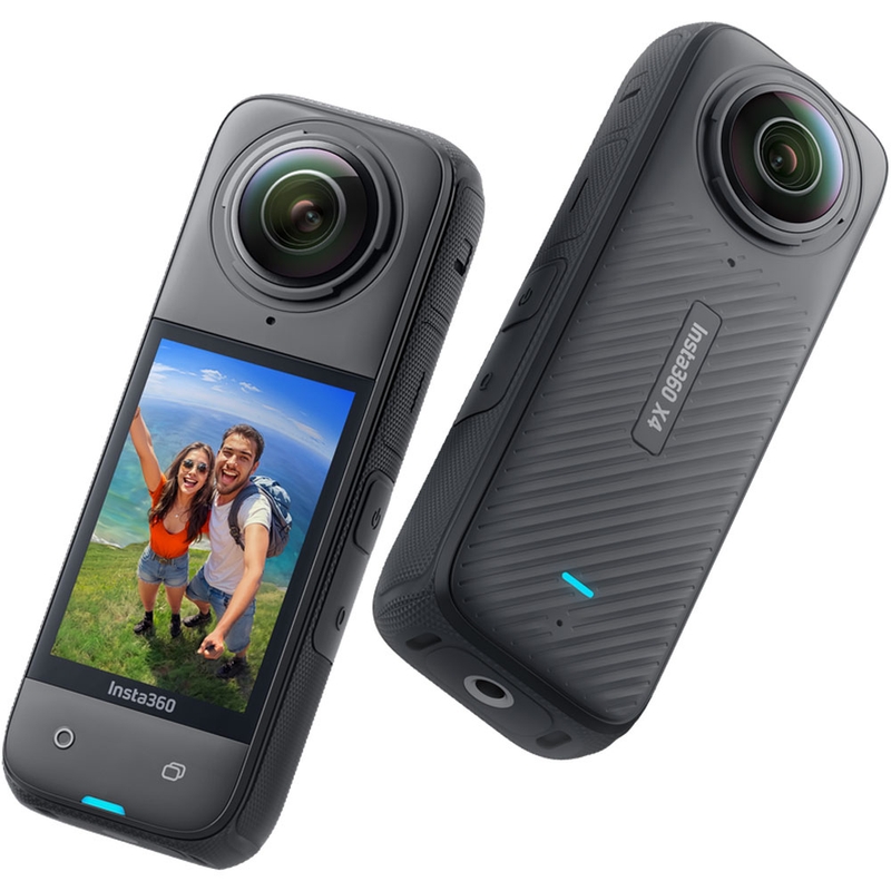 Kamera sportowa Insta360 X4 Motorcycle Bundle w kolorze czarnym
