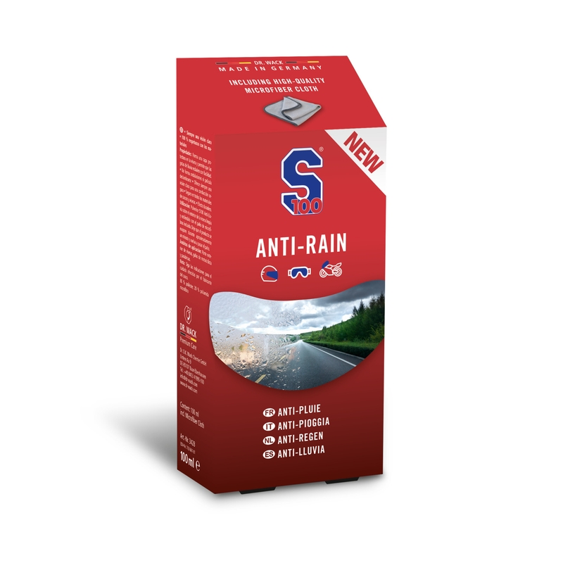 Środek przeciwdeszczowy S100 w zestawie ściereczka z mikrofibry 100 ml