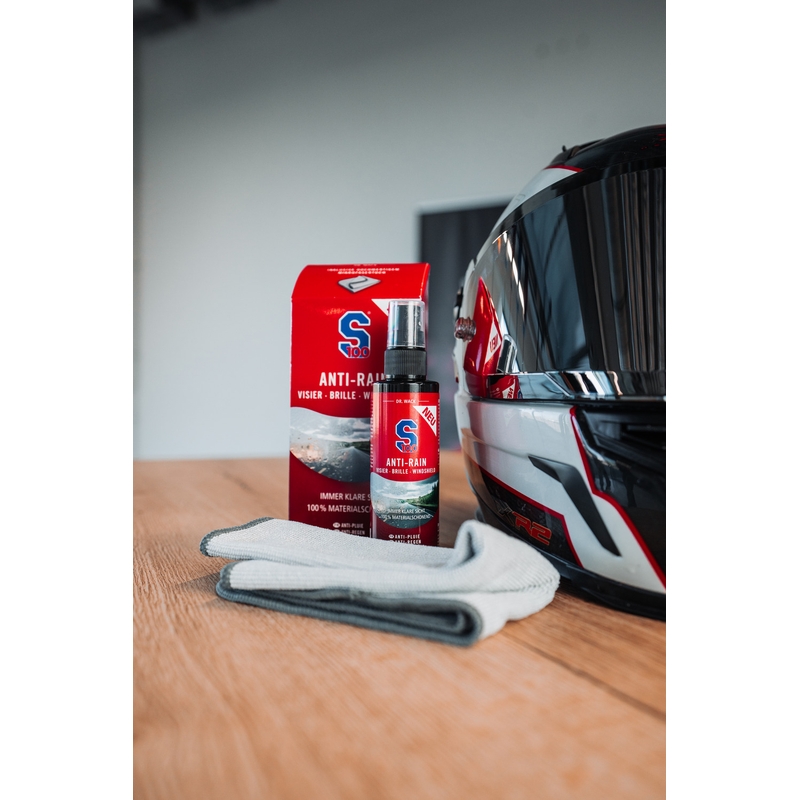 Środek przeciwdeszczowy S100 w zestawie ściereczka z mikrofibry 100 ml