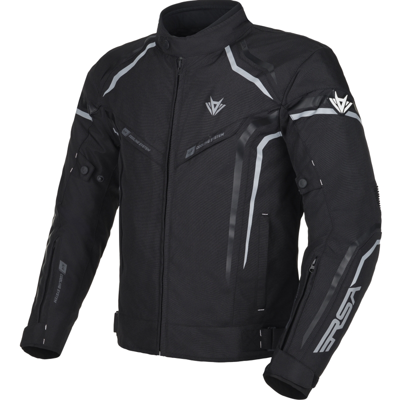 Kurtka motocyklowa RSA Compact 2 czarno-szara