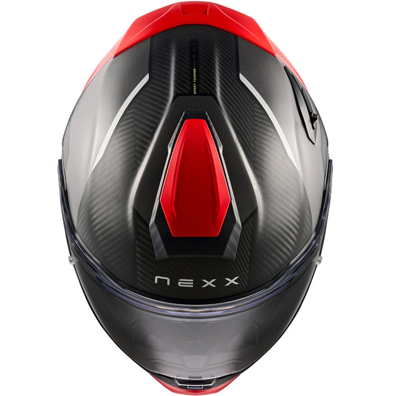 Kask motocyklowy integralny Nexx X.TR Rush matowo-czarno-czerwony