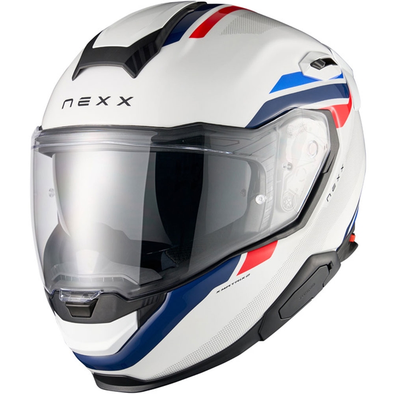 Kask motocyklowy integralny Nexx X.TR Quanta biało-niebieski