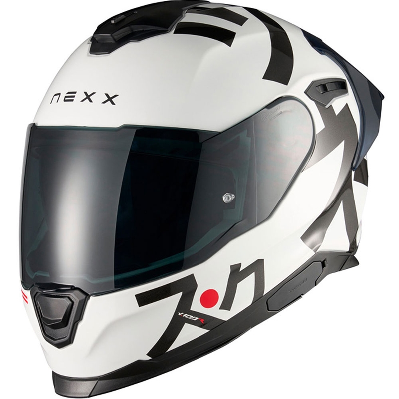 Kask motocyklowy integralny Nexx Y.100R Nippon biały