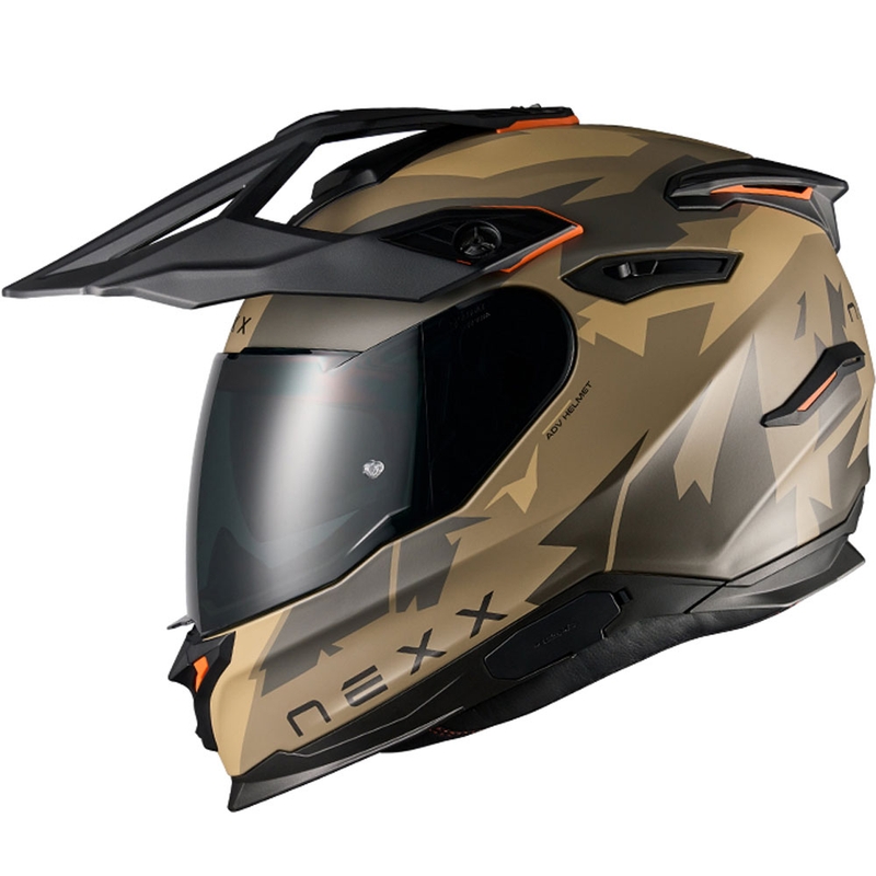 Kask motocyklowy enduro NEXX Y.TRAVL Primal matowo-piaskowo-szary