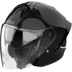 Kask motocyklowy Airoh H21 Color Open Face w kolorze czarnym