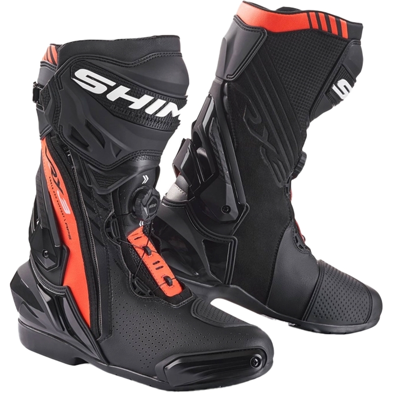 Buty motocyklowe Shima VRX-3 czarno-czerwone