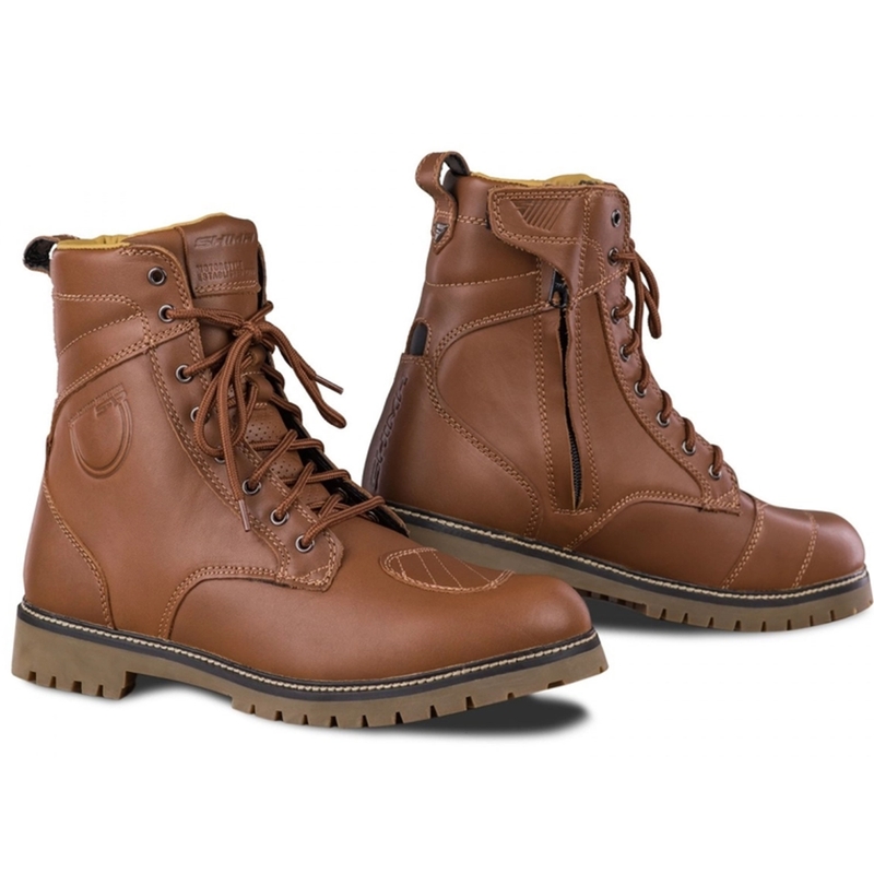 Buty motocyklowe Shima Thomson brązowe