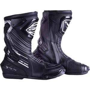Buty motocyklowe Street Racer Grid czarno-białe