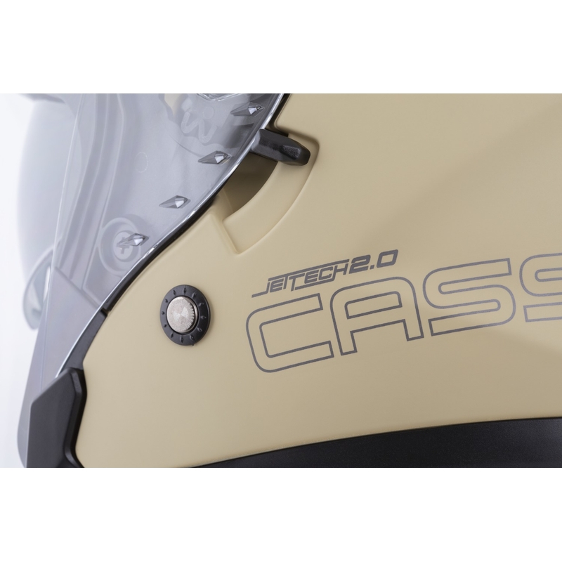 Kask motocyklowy Cassida Jet Tech 2.0 RoTo Open Face Matte Sand-Black-Gray