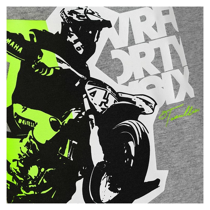 Koszulka dziecięca VR46 Valentino Rossi szara