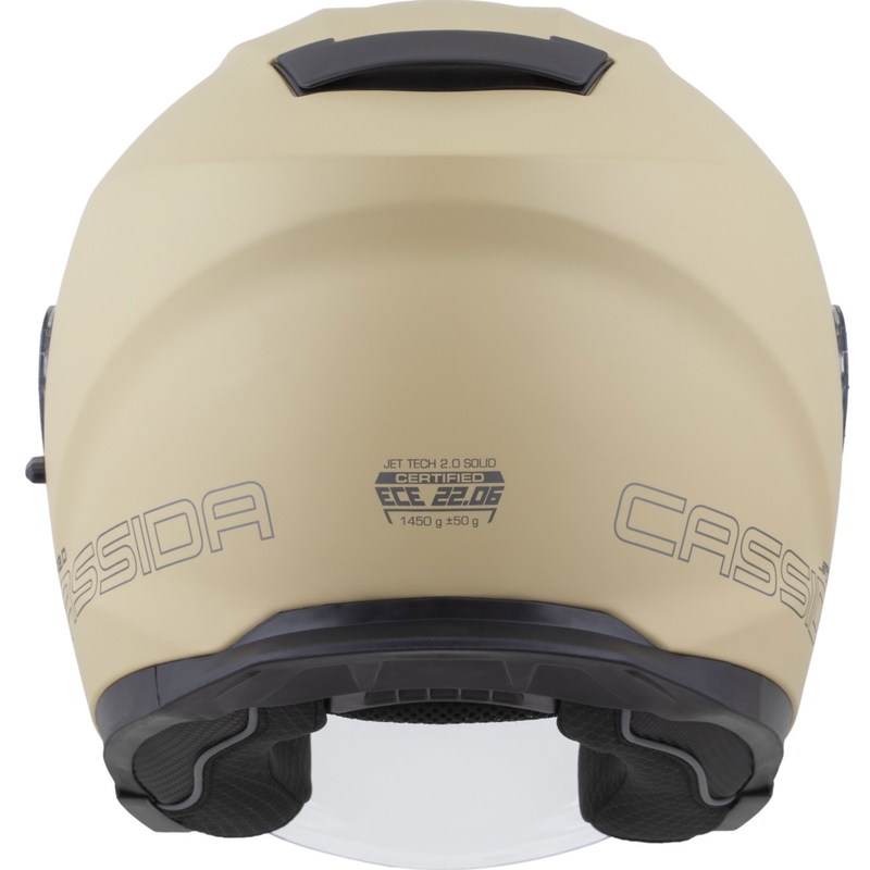 Kask motocyklowy Cassida Jet Tech 2.0 RoTo Open Face Matte Sand-Black-Gray