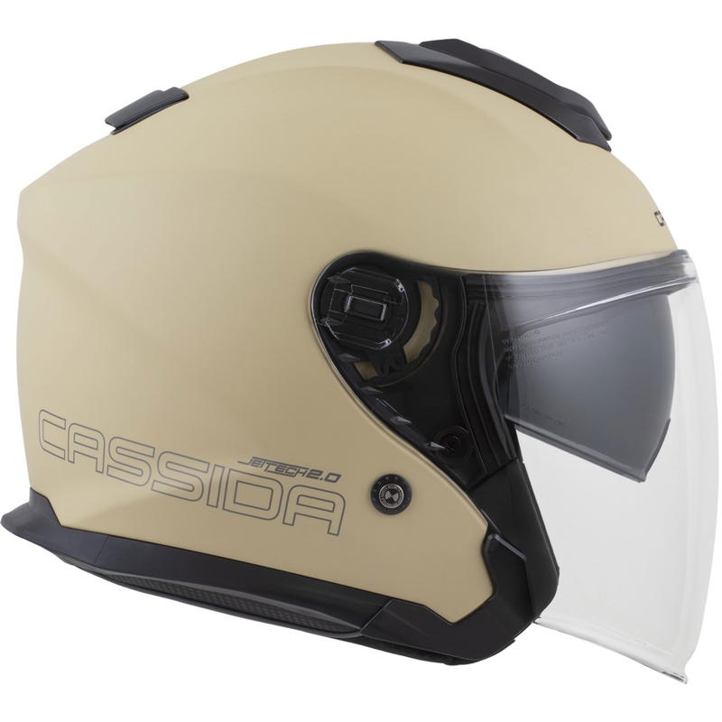 Kask motocyklowy Cassida Jet Tech 2.0 RoTo Open Face Matte Sand-Black-Gray