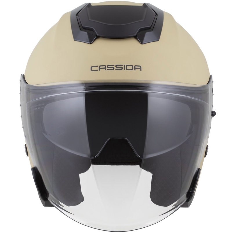 Kask motocyklowy Cassida Jet Tech 2.0 RoTo Open Face Matte Sand-Black-Gray
